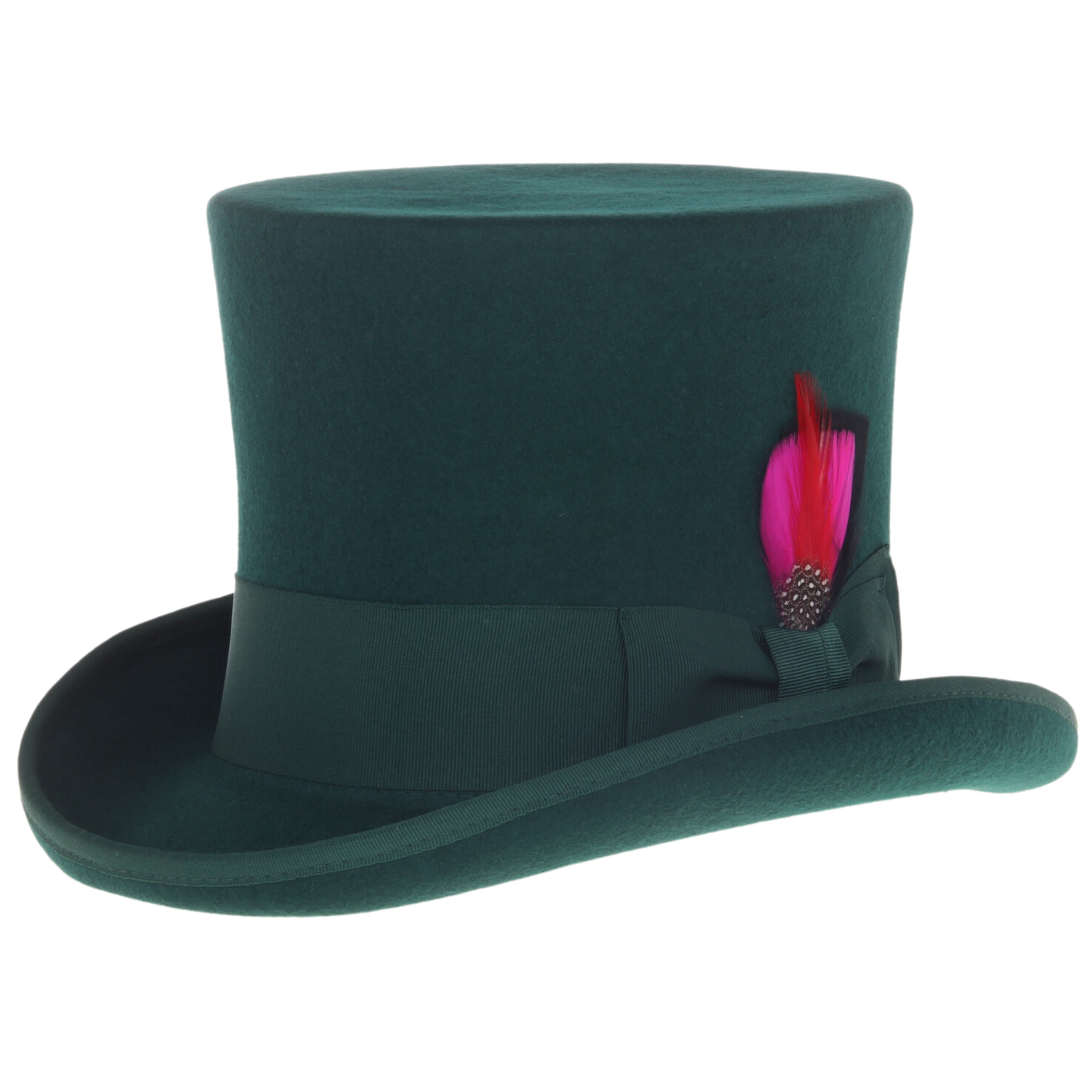green dress hat Premium Wool Hunter Top hoco24