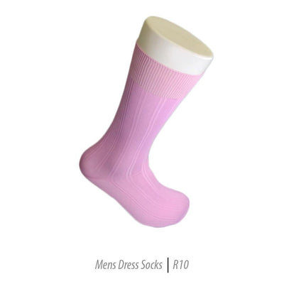 Men's Short Nylon Socks R10 - Lilac - Ferrecci USA 