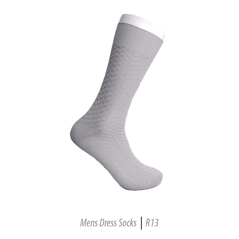 Men s Short Nylon Socks R13 Silver