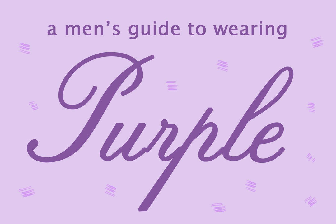 A Men's Guide to Wearing Purple - Ferrecci USA 