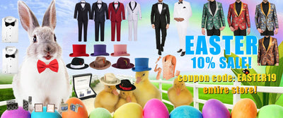 Easter 2019: Best Gift Ideas & Must Have Men's Formal Wear Fashion Items. New 2019 Discount Code Available!