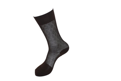 Men's Nylon Socks 102 Brown - FHYINC best men's suits, tuxedos, formal men's wear wholesale