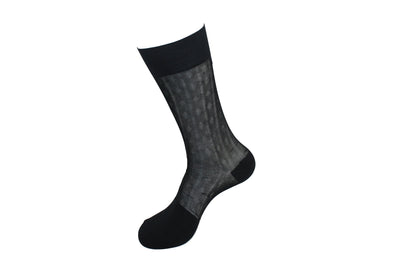 Men's Nylon Socks 108 Black - FHYINC best men's suits, tuxedos, formal men's wear wholesale