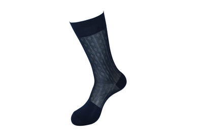 Men's Nylon Socks 108 Navy - FHYINC best men's suits, tuxedos, formal men's wear wholesale