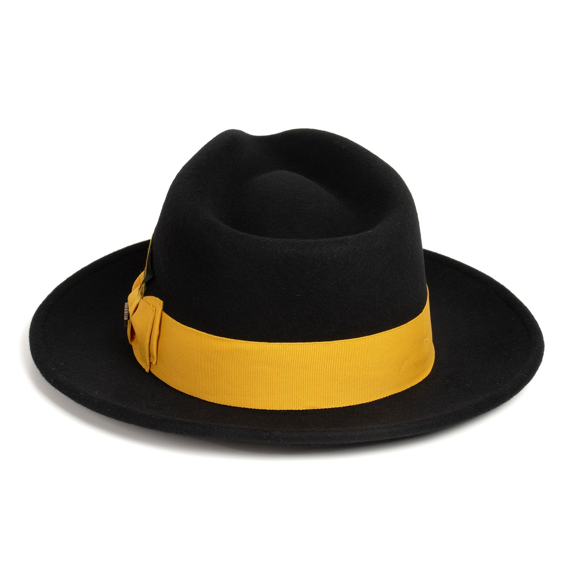 Black Fedora Hat With Gold Rhinestone Trim *EUC* Tricorn Hat – Museum of the American Revolution main image 2