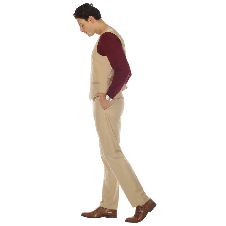 Solo Adjustable Casual &amp; Formal Tan Vest