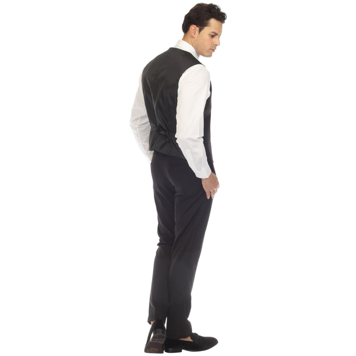 Solo Adjustable Casual &amp; Formal Black Vest