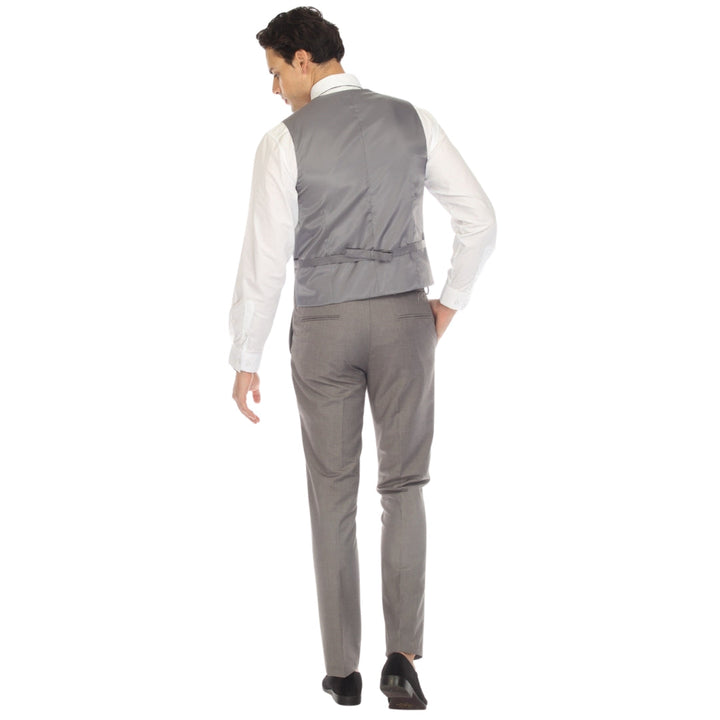 Solo Adjustable Casual &amp; Formal Light Grey Vest