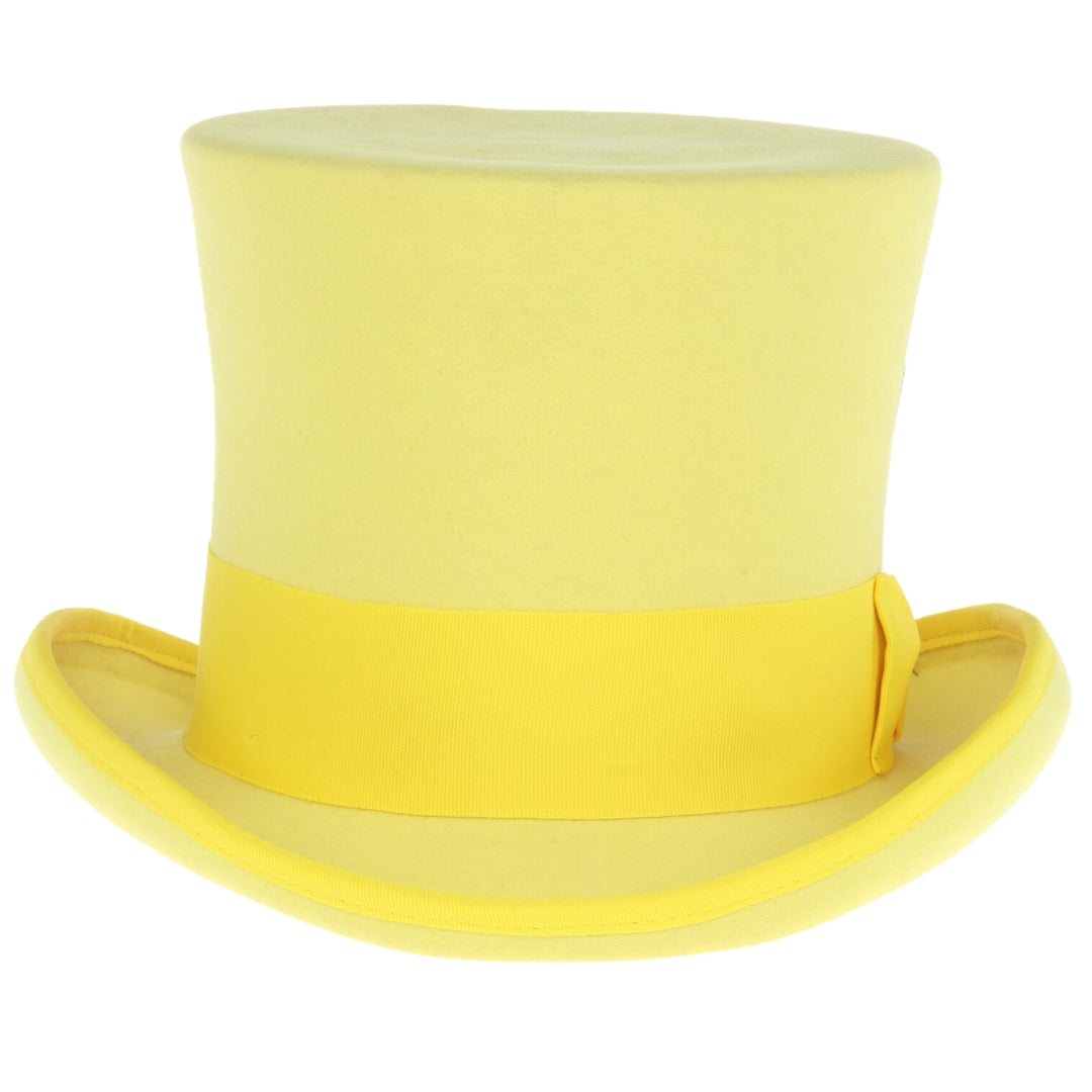 Premium Wool Yellow Top Hat