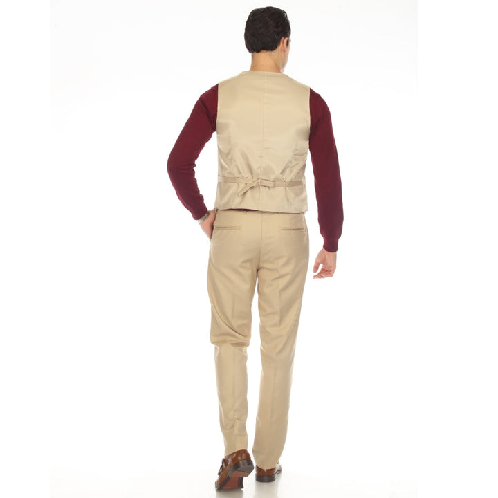 Solo Adjustable Casual &amp; Formal Tan Vest