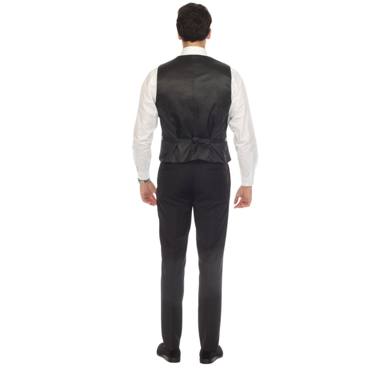 Solo Adjustable Casual &amp; Formal Black Vest