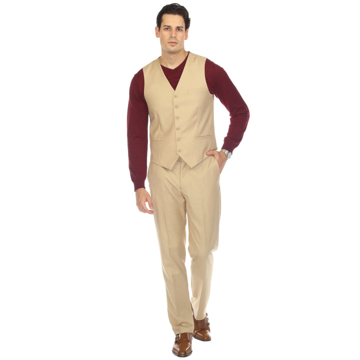 Solo Adjustable Casual &amp; Formal Tan Vest