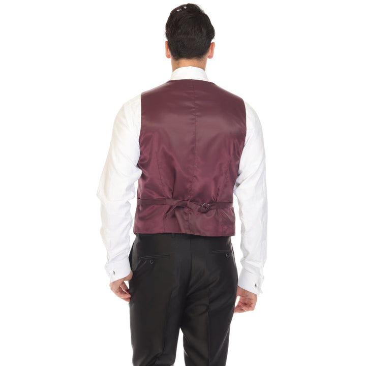 Solo Adjustable Casual &amp; Formal Burgundy Vest