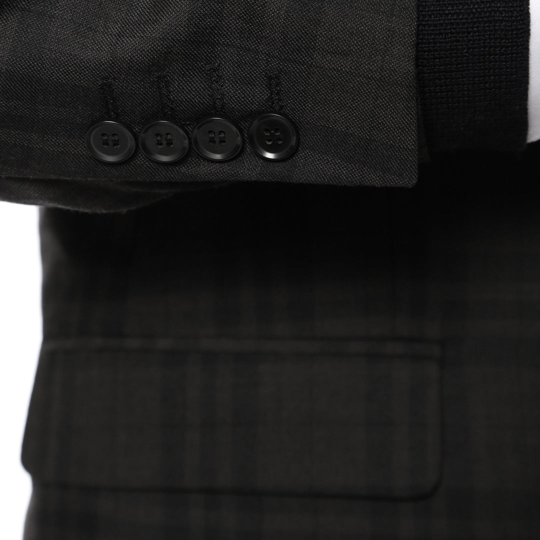 The Ares Plaid Slim Fit Mens Blazer - FHYINC best men&