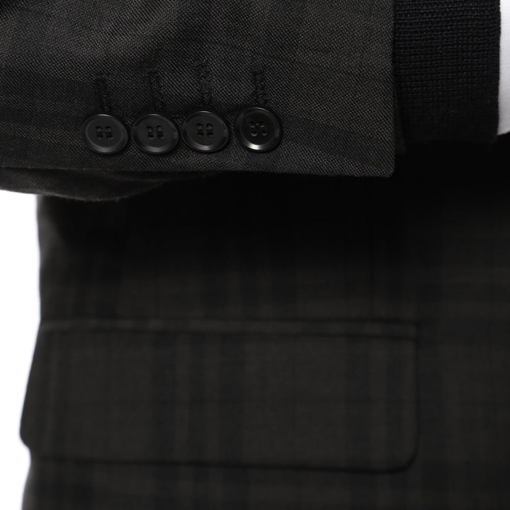 The Ares Plaid Slim Fit Mens Blazer - FHYINC best men&