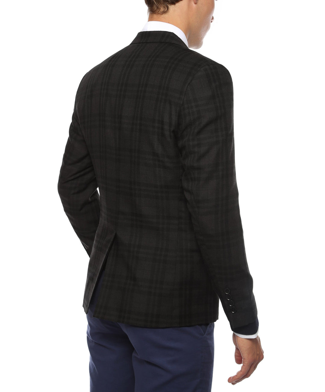 The Ares Plaid Slim Fit Mens Blazer - FHYINC best men&