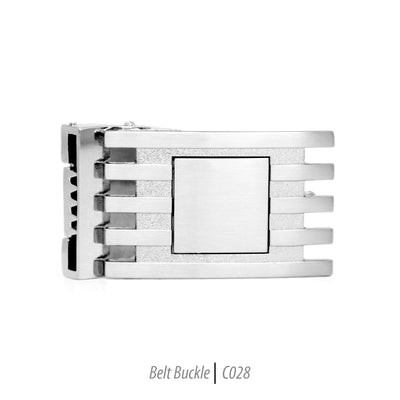 Ferrecci Men's Stainless Steel Removable Belt Buckle - C028 - FHYINC best men's suits, tuxedos, formal men's wear wholesale