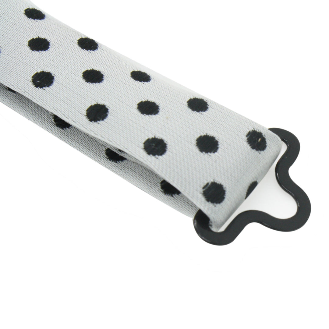 Turner White and Black Polkadot Bow Tie - FHYINC best men&