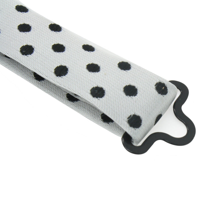 Turner White and Black Polkadot Bow Tie - FHYINC best men&