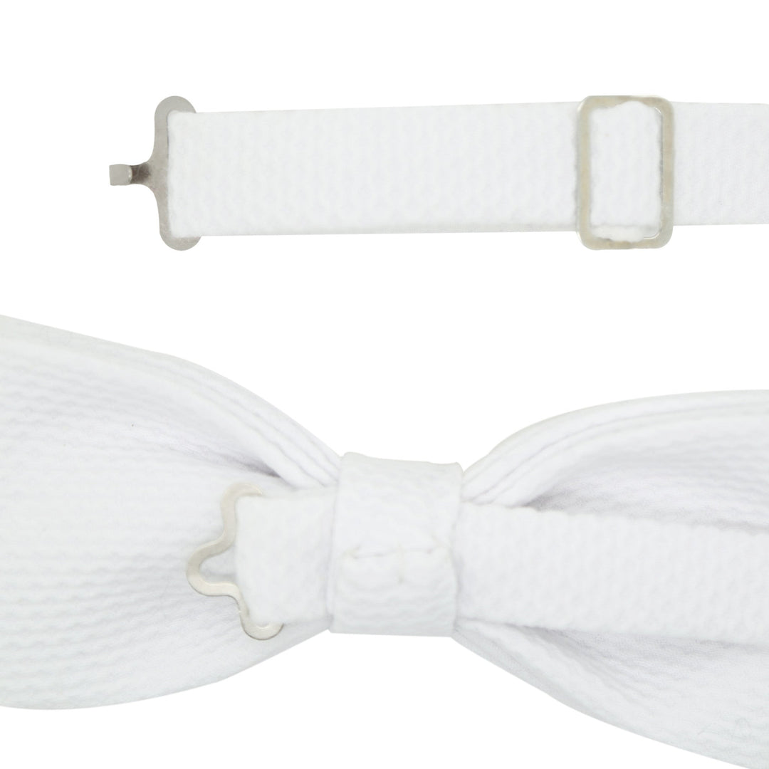 Ken White Cotton PK Bowtie - FHYINC best men&