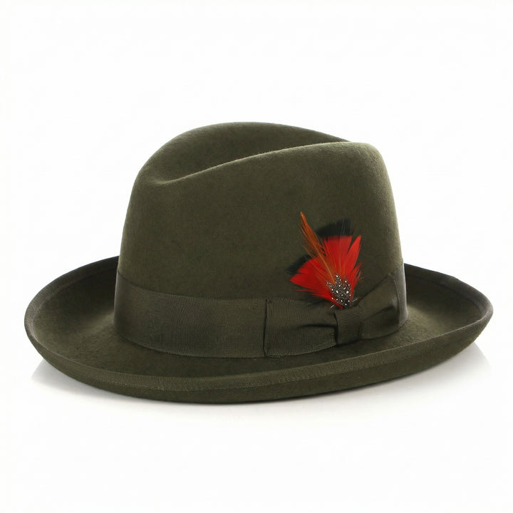 Premium OLIVE Godfather Hat