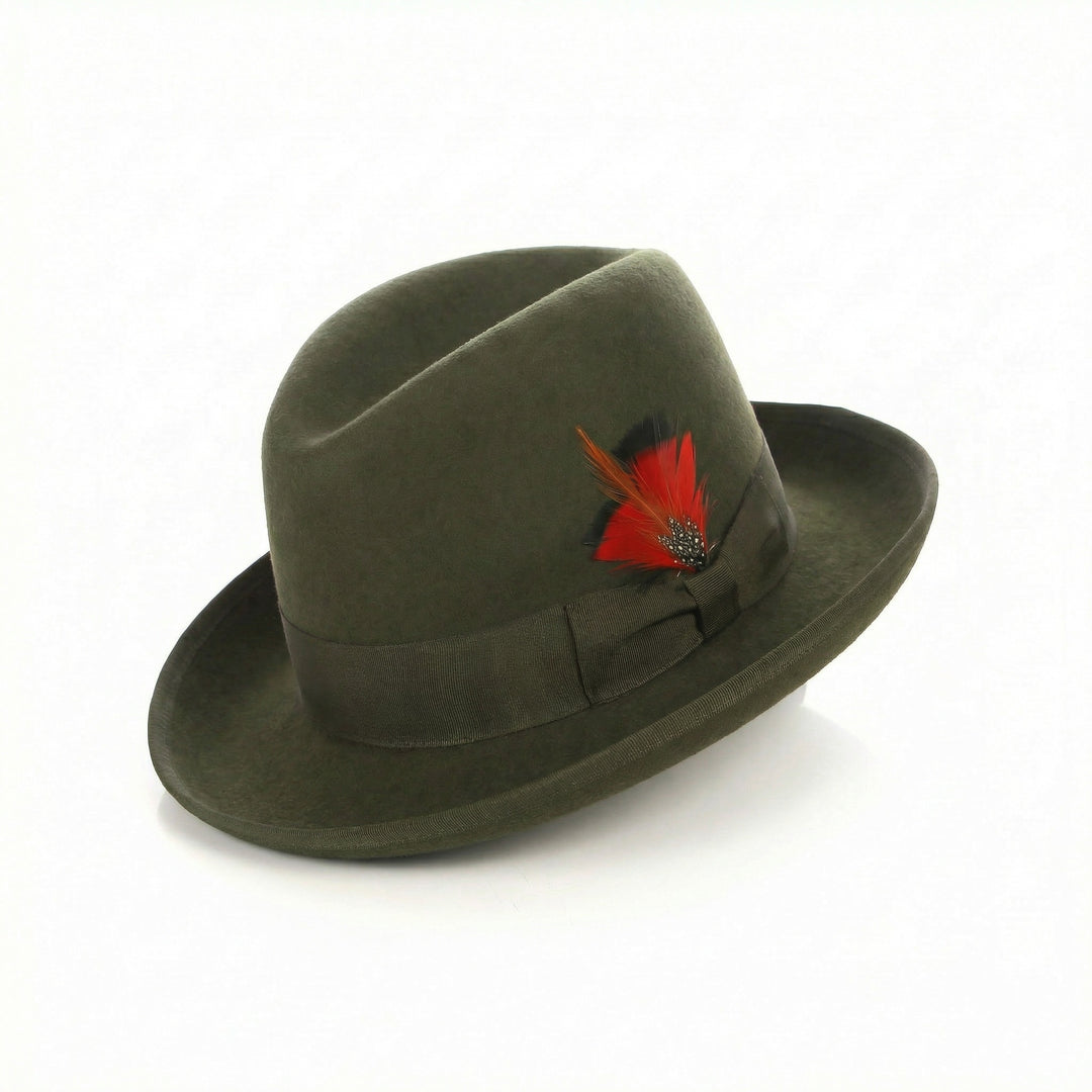 Premium OLIVE Godfather Hat