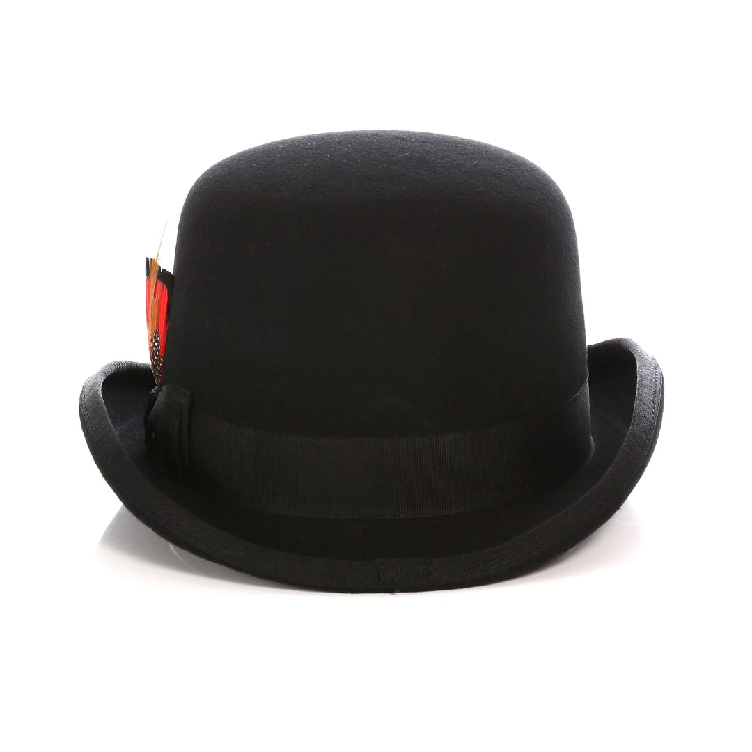 Premium Wool Derby Hat - Black - FHYINC best men&