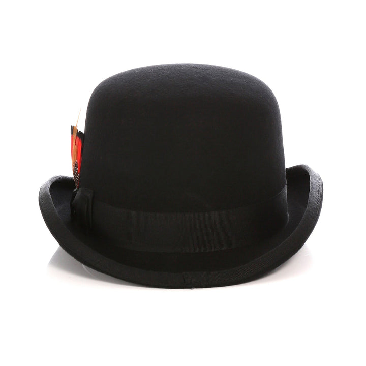 Premium Wool Derby Hat - Black - FHYINC best men&