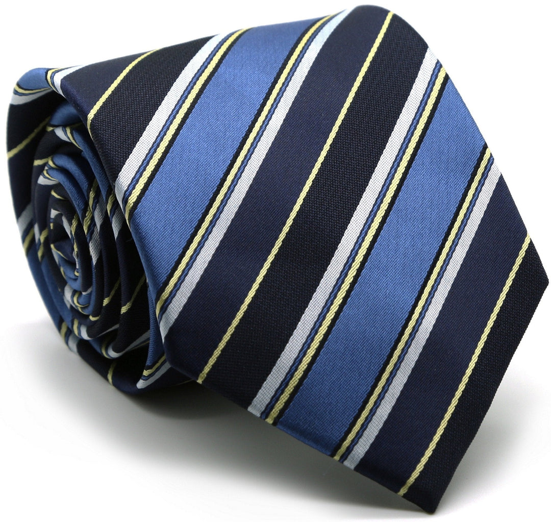 Premium Striped &amp; Diamond Patterned Ties - FHYINC best men&
