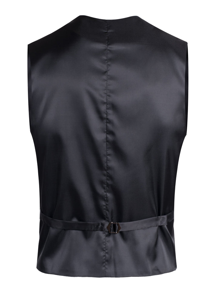 Drapper Mens 5 Button Black Vest - FHYINC best men&