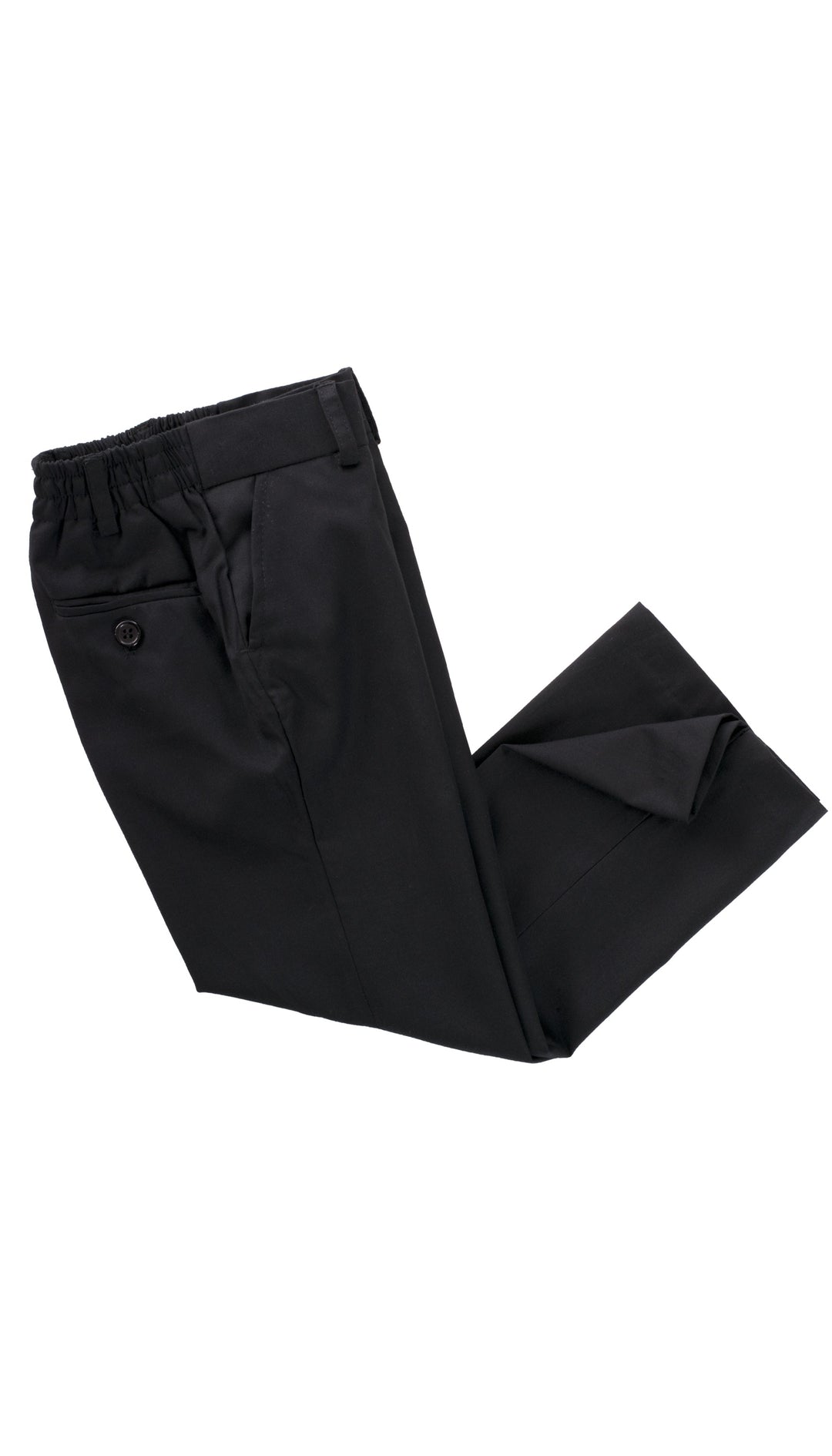 Ezra Black Regular Fit Boys Dress Pants - FHYINC best men&
