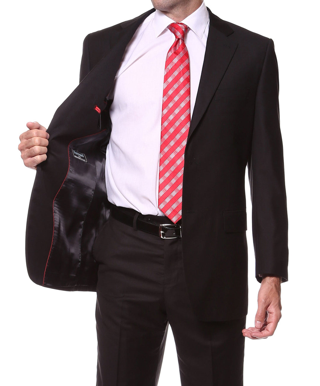 Black Gold Button Regular Fit Blazer - FHYINC best men&