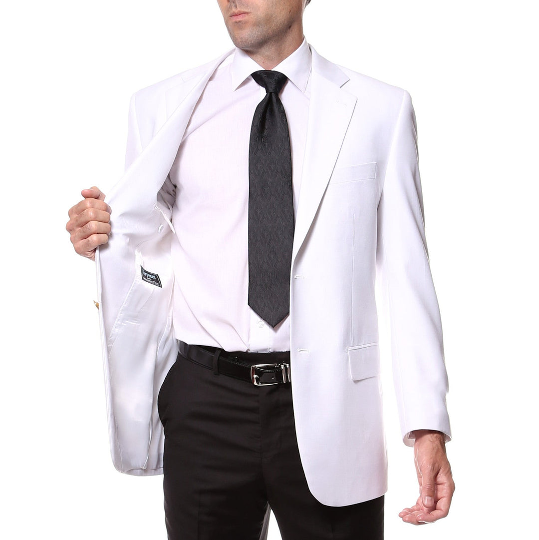 Gold Button Solid Bright Color Blazer - FHYINC best men&