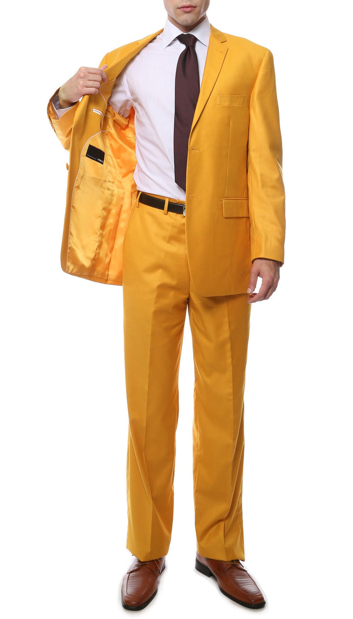 Premium FE28001 Mango Regular Fit Suit - FHYINC best men&