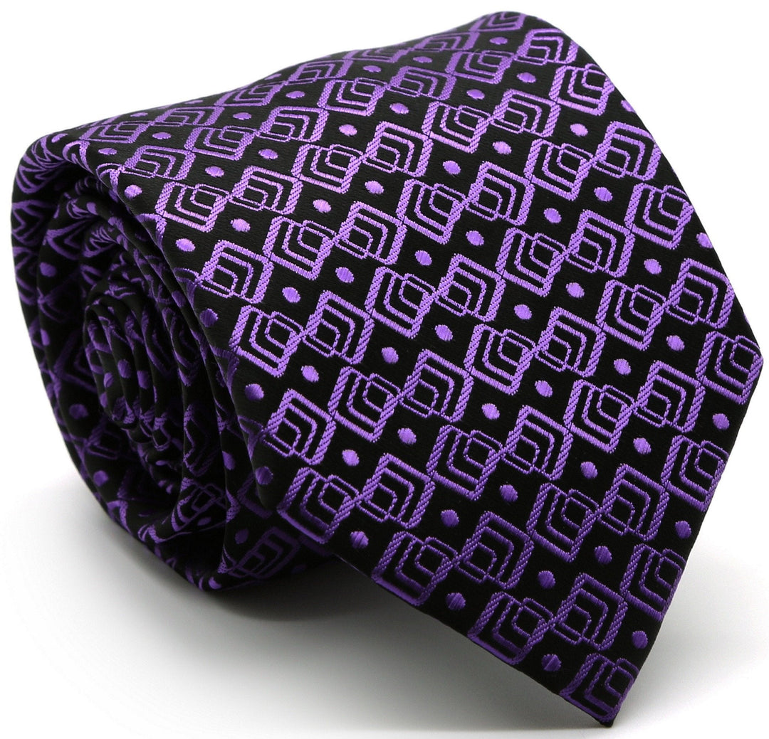 Premium Triple Square Pattern Ties - FHYINC best men&