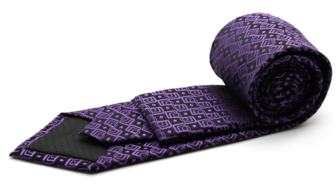 Premium Triple Square Pattern Ties - FHYINC best men&