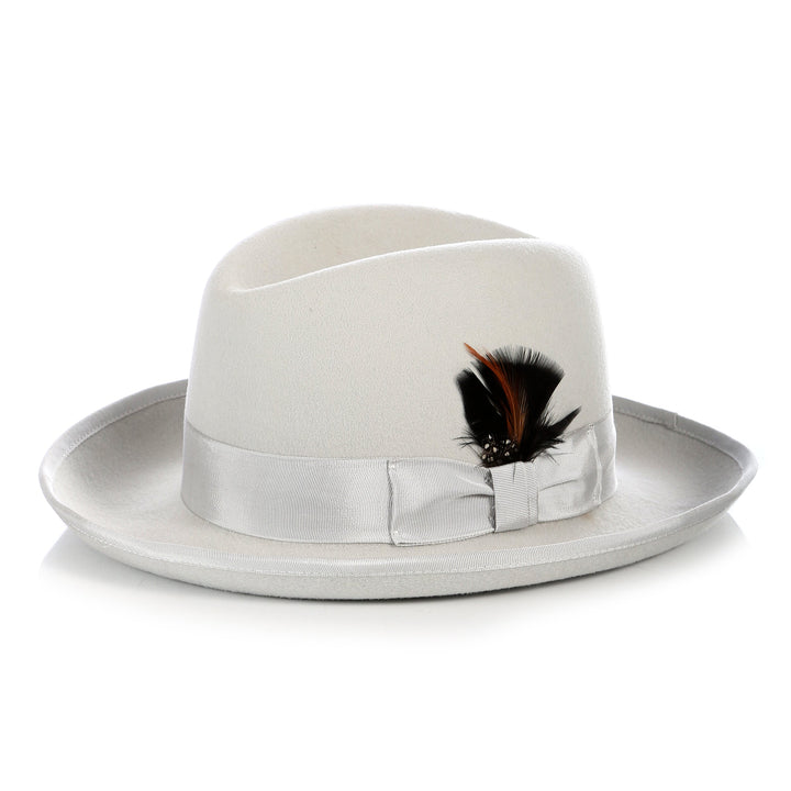 Premium Light Grey Godfather Hat - FHYINC best men&
