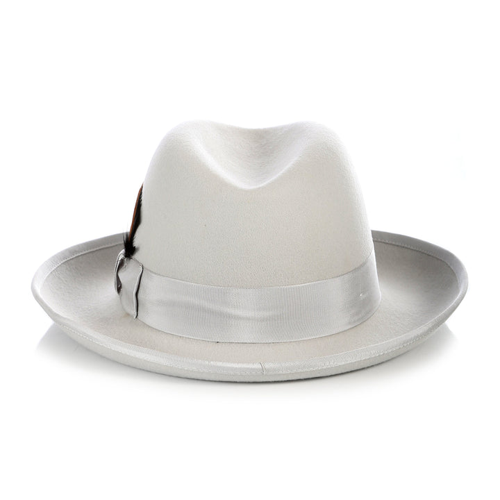 Premium Light Grey Godfather Hat - FHYINC best men&