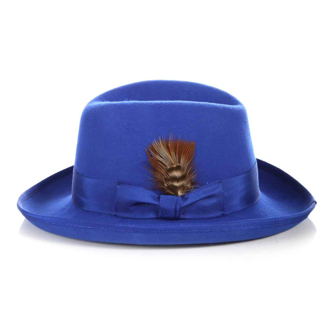 Premium Royal Blue Godfather Hat - FHYINC best men&