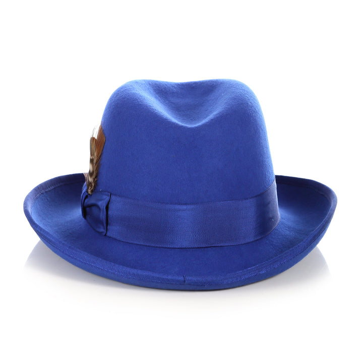Premium Royal Blue Godfather Hat - FHYINC best men&