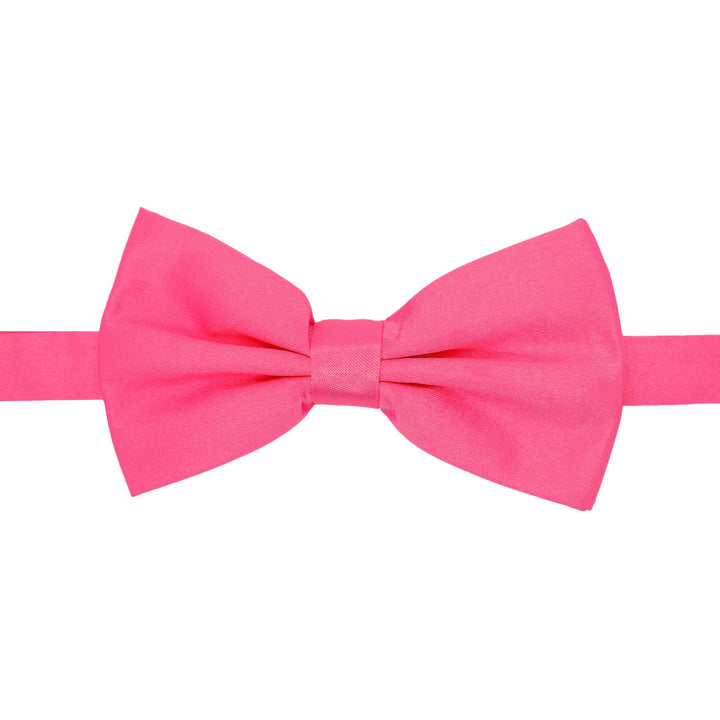 Gia Fuchsia Satine Adjustable Bowtie - FHYINC best men&