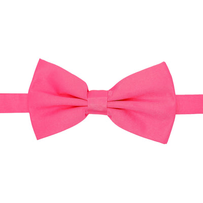 Gia Fuchsia Satine Adjustable Bowtie - FHYINC best men's suits, tuxedos, formal men's wear wholesale