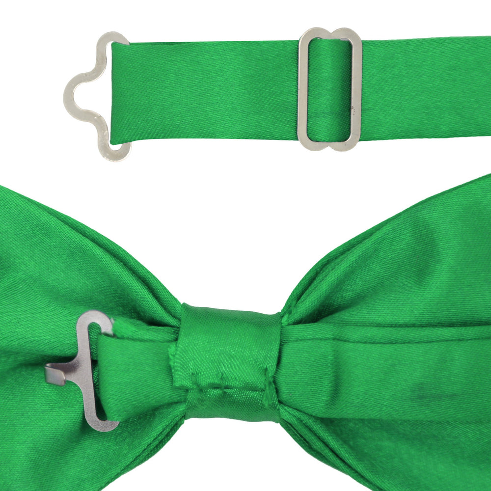 Gia Green Satine Adjustable Bowtie - FHYINC best men's suits, tuxedos, formal men's wear wholesale