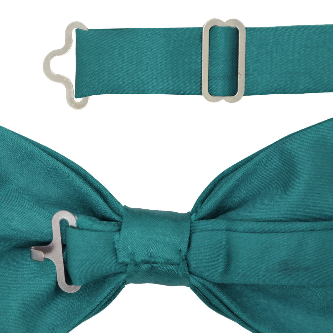 Gia Indigo Satine Adjustable Bowtie - FHYINC best men&