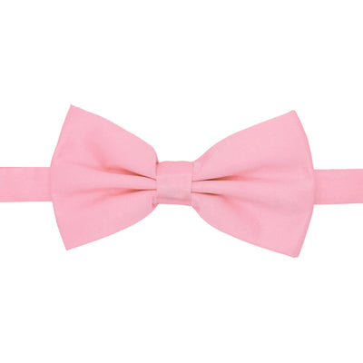 Gia Pink Satine Adjustable Bowtie - FHYINC best men's suits, tuxedos, formal men's wear wholesale