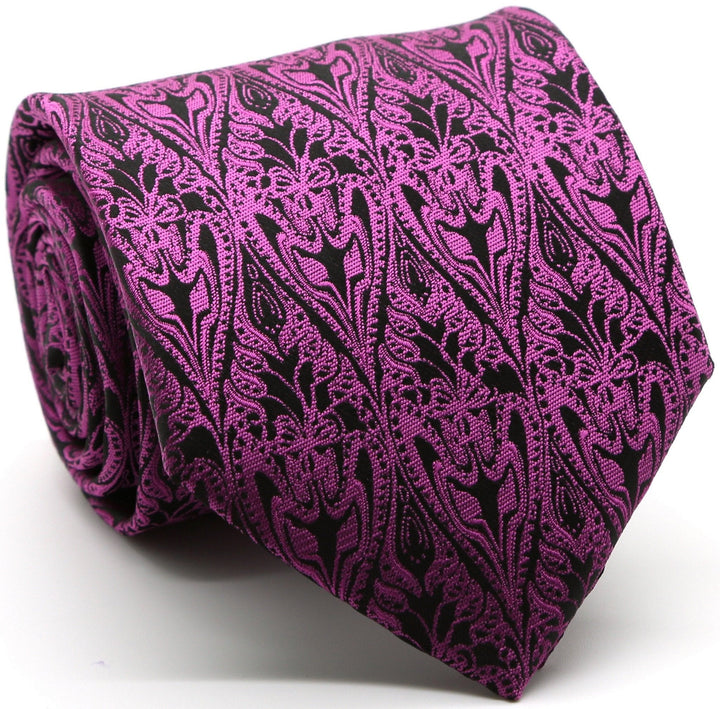 Premium Elegant Leaf Patterned Tied - FHYINC best men&