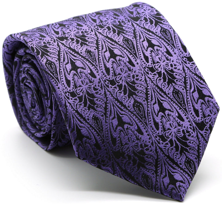 Premium Elegant Leaf Patterned Tied - FHYINC best men&