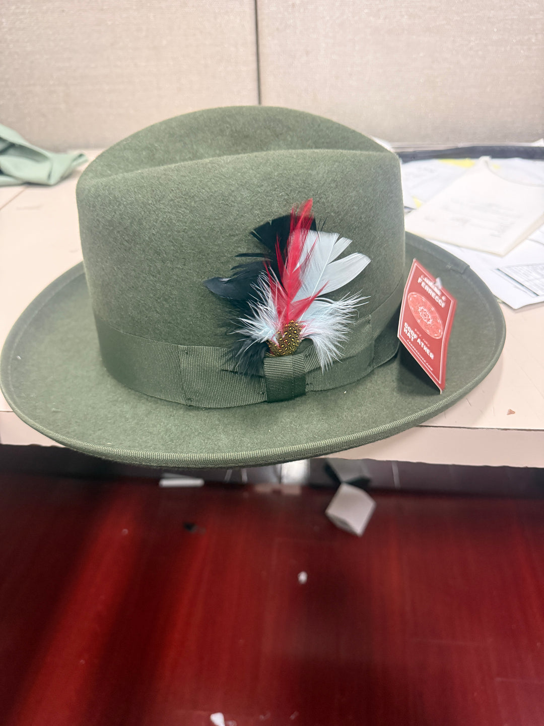 Premium OLIVE Godfather Hat