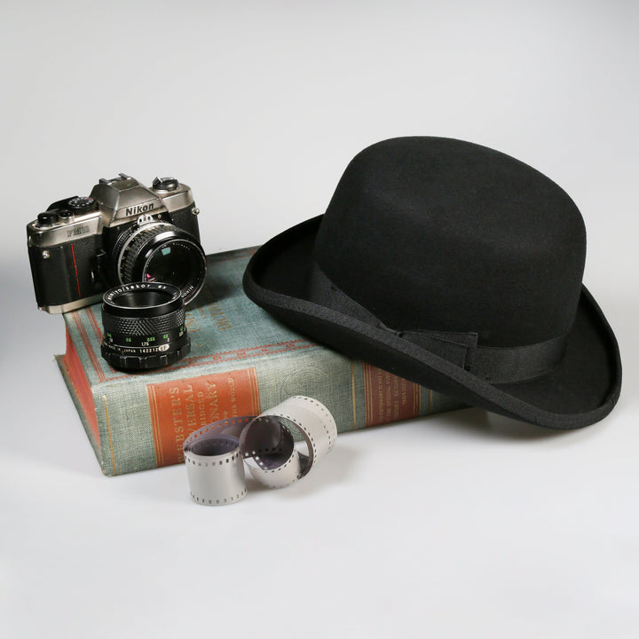 Premium Wool Derby Hat - Black - FHYINC best men&