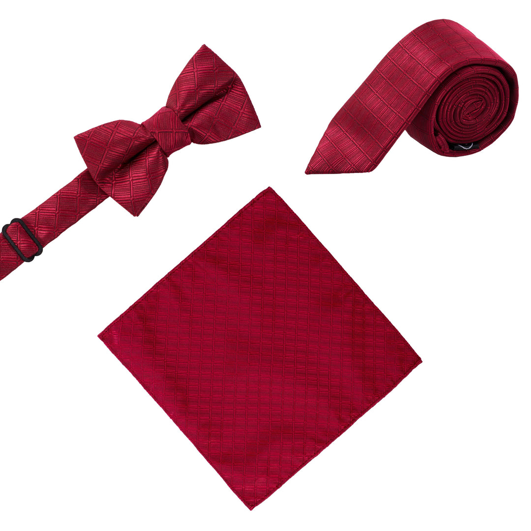 Ferrecci Boys 300 Series Vest Set Wine - FHYINC best men&